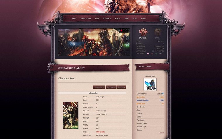 Character Market
