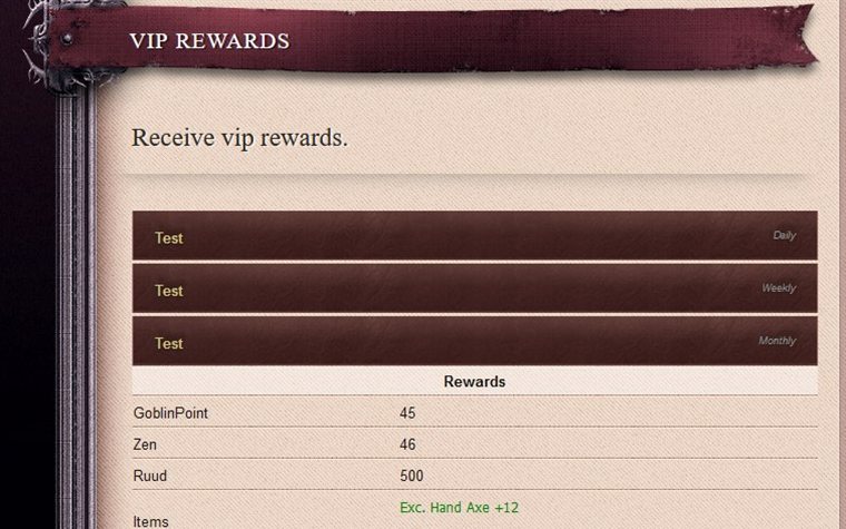 VIP Rewards